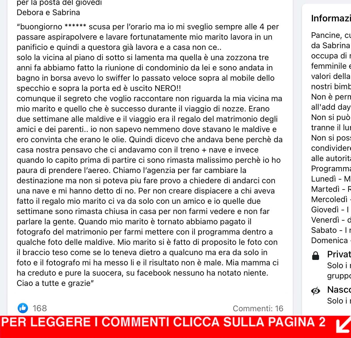 I SEGRETI DEI NOSTRI MARITI ep 164 - "La luna di miele"