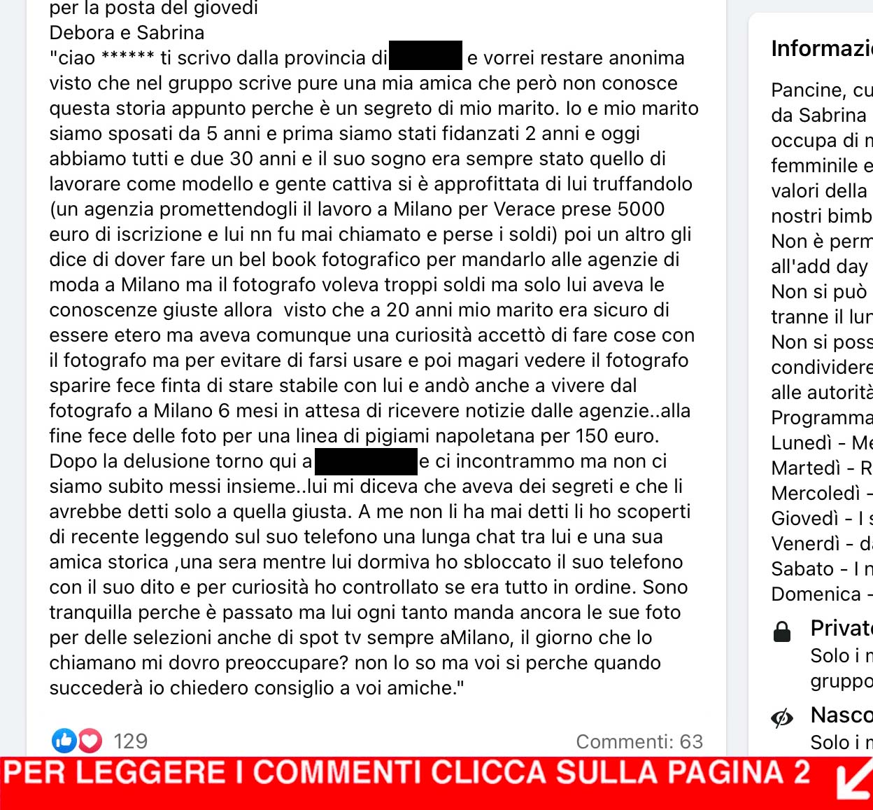 I SEGRETI DEI NOSTRI MARITI ep 165 - "La curiosità"