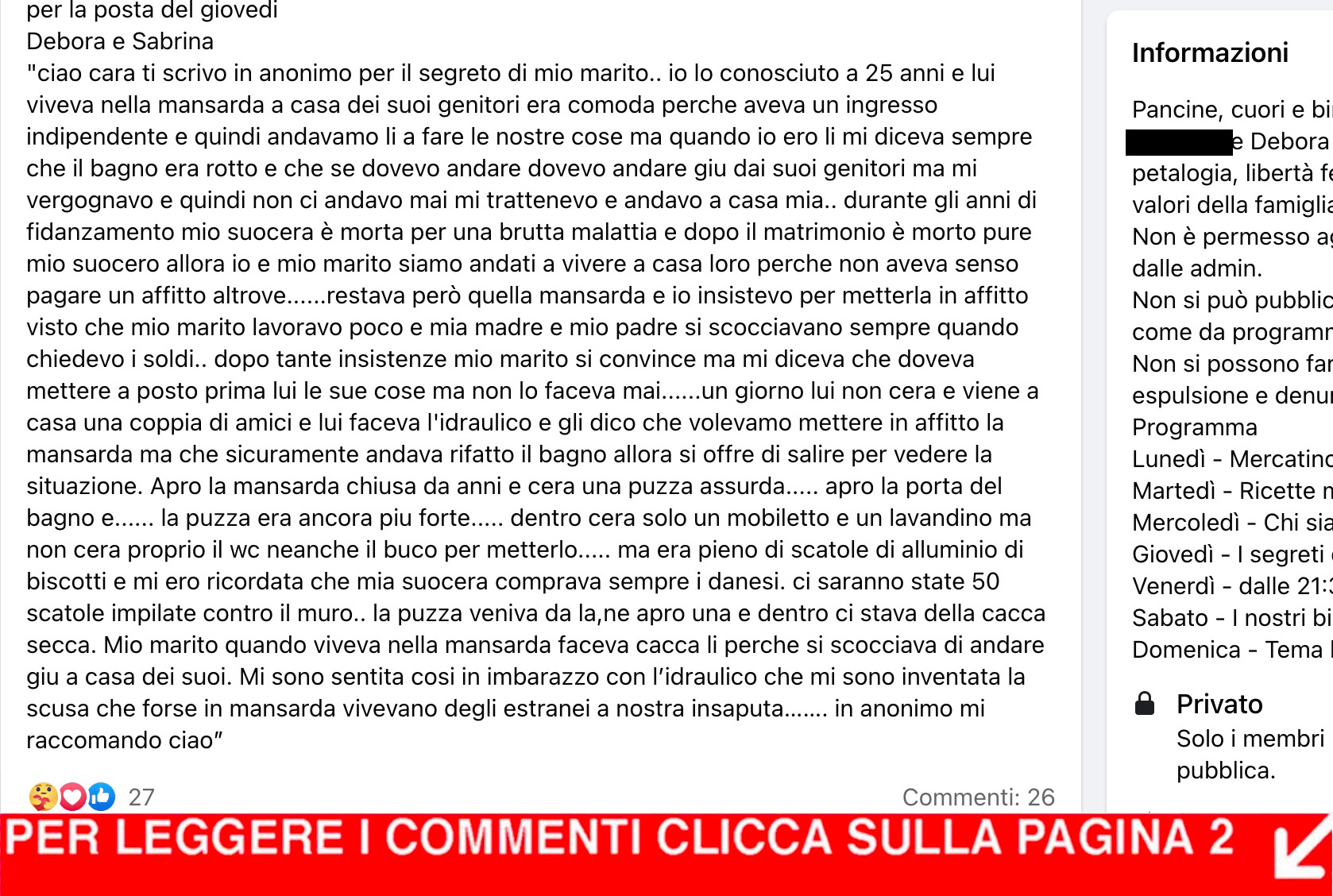I SEGRETI DEI NOSTRI MARITI - ep 178 "La soffitta degli orrori"